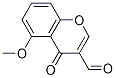 Structure of 4H-1-Benzopyran-3-carboxaldehyde, 5-methoxy-4-oxo-