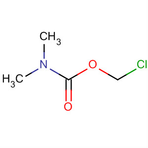 Structure of Carbamic acid, dimethyl-, chloromethyl ester
