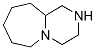 Chemical structure of Pyrazino[1,2-a]azepine,decahydro-