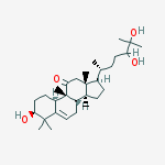 Structure of (9β,10α)-3β,24,25-Trihydroxy-9-methyl-19-norlanost-5-en-11-one