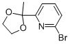 Structure of 2-Bromo-6-(2-methyl-1,3-dioxolan-2-yl)pyridine