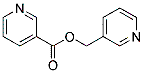 3-Pyridinecarboxylic acid 3-pyridinylmethyl ester结构式