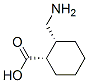 Structure of CYCLOHEXANECARBOXYLIC ACID 2-(AMINOMETHYL)-,(1S,2R)-