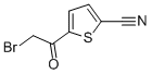 Structure of 5-(bromoacetyl)thiophene-2-carbonitrile
