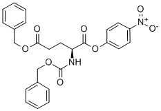 Z-L-GLUTAMIC ACID-GAMMA-BENZYL ALPHA-4-NITROPHENYL ESTER结构式