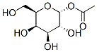 1-O - 乙酰基 -α-D - 吡喃半乳糖（α 异构体最低 90%）结构式