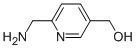 3-Pyridinemethanol, 6-(aminomethyl)-结构式