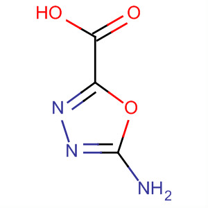 Structure of 1,3,4-Oxadiazole-2-carboxylic acid, 5-amino-