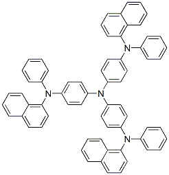 Structure of Tris(4-((1-naphthyl)phenylamino)phenyl)amine