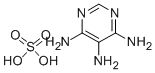 Structure of 4,5,6-TRIAMINOPYRIMIDINE SULFATE