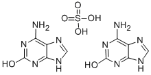 Structure of 6-AMINO-2-HYDROXYPURINE