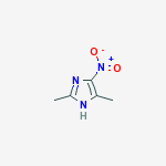 2,4-DIMETHYL-5-NITRO-1H-IMIDAZOLE结构式