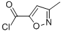 Structure of 3-methyl-1,2-oxazole-5-carbonyl chloride