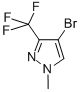 Structure of 4-BROMO-1-METHYL-3-(TRIFLUOROMETHYL)-1H-PYRAZOLE