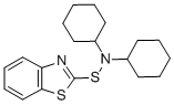N,N-二环己基-2-苯并噻唑次磺酰胺结构式