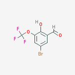 Structure of 5-Bromo-2-hydroxy-3-(trifluoromethoxy)benzaldehyde
