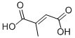 Structure of Mesaconic acid