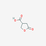 5-oxo-tetrahydrofuran-3-carboxylic acid结构式