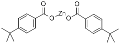 4-(1,1-二甲基乙基)苯甲酸锌盐结构式