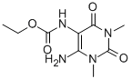 Structure of ETHYL (6-AMINO-1,2,3,4-TETRAHYDRO-1,3-DIMETHYL-2,4-DIOXO-5-PYRIMIDINYL)-CARBAMATE