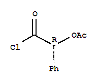 (R)-O-乙酰基扁桃酸酰氯结构式