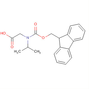 Glycine, N-[(9H-fluoren-9-ylmethoxy)carbonyl]-N-(1-methylethyl)-结构式