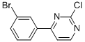 Structure of 4-(3-Bromophenyl)-2-chloropyrimidine