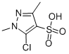 Structure of 5-CHLORO-1,3-DIMETHYL-1H-PYRAZOLE-4-SULFONIC ACID