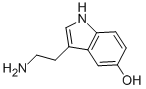 Chemical structure of 5-Hydroxytryptamine