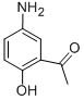 5-氨基-2-羟基苯乙酮结构式