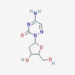 Structure of 5-amino-2-(2-deoxypentofuranosyl)-1,2,4-triazin-3(2H)-one