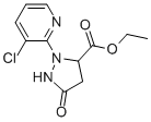 Structure of ETHYL 1-(3-CHLORO-2-PYRIDINYL)-3-PYRAZOLIDINONE-5-CARBOXYLATE