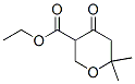 Structure of Ethyl 6,6-dimethyl-4-oxotetrahydro-2H-pyran-3-carboxylate