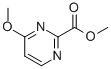 2-Pyrimidinecarboxylicacid, 4-methoxy-, methyl ester结构式