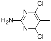 Structure of 2-Pyrimidinamine, 4,6-dichloro-5-(1-methylethyl)-