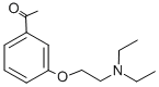 1-{3-[2-(diethylamino)ethoxy]phenyl}ethanone结构式