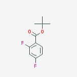 Benzoic acid, 2,4-difluoro-, 1,1-dimethylethyl ester结构式