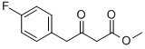 Structure of 4-(4-FLUORO-PHENYL)-3-OXO-BUTYRIC ACID METHYL ESTER