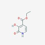 ethyl 3-hydroxy-2-oxo-1H-pyridine-4-carboxylate结构式