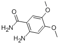 Structure of 2-AMINO-4,5-DIMETHOXYBENZAMIDE