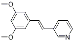 Pyridine, 3-[(1E)-2-(3,5-dimethoxyphenyl)ethenyl]-结构式