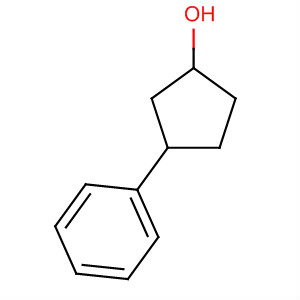 Structure of Cyclopentanol, 3-phenyl-