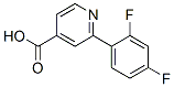 2-(2,4-Difluorophenyl)-isonicotinic acid结构式