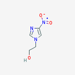 4-Nitro-1H-imidazole-1-ethanol结构式