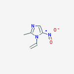 Structure of 1H-Imidazole, 1-ethenyl-2-methyl-5-nitro-