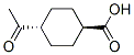 Structure of CYCLOHEXANECARBOXYLIC ACID 4-ACETYL-,TRANS-