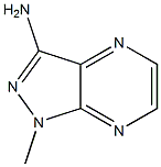 1-甲基-1H-吡唑并[3,4-B]吡嗪-3-胺结构式
