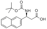 Structure of (S)-BOC-3-(2-NAPHTHYL)-BETA-ALA-OH
