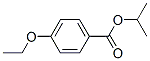 Structure of BENZOIC ACID,4-ETHOXY-,1-METHYLETHYL ESTER