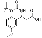 Structure of (R)-BOC-3-METHOXY-BETA-PHE-OH